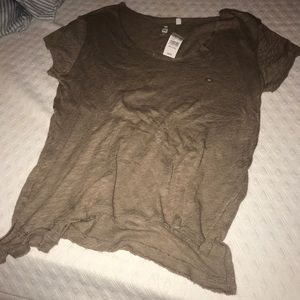 Never worn! New with tags brown flowy shirt